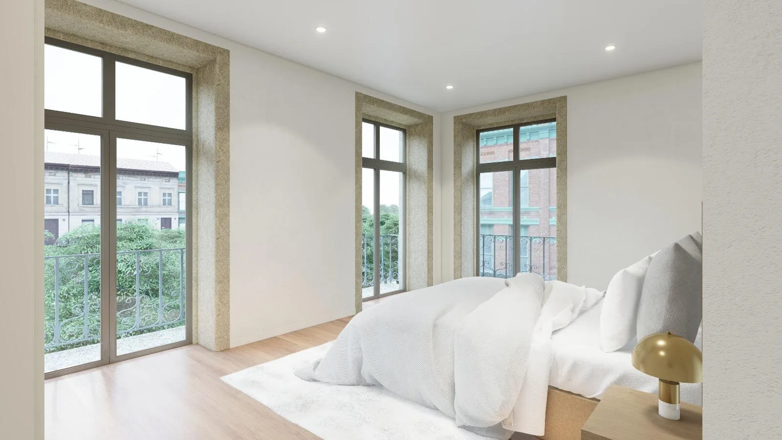 Quarto com varanda, Oliveira Plaza
